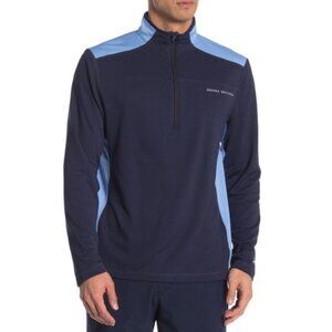 Brooks Brothers Colorblock Half Zip Pullover